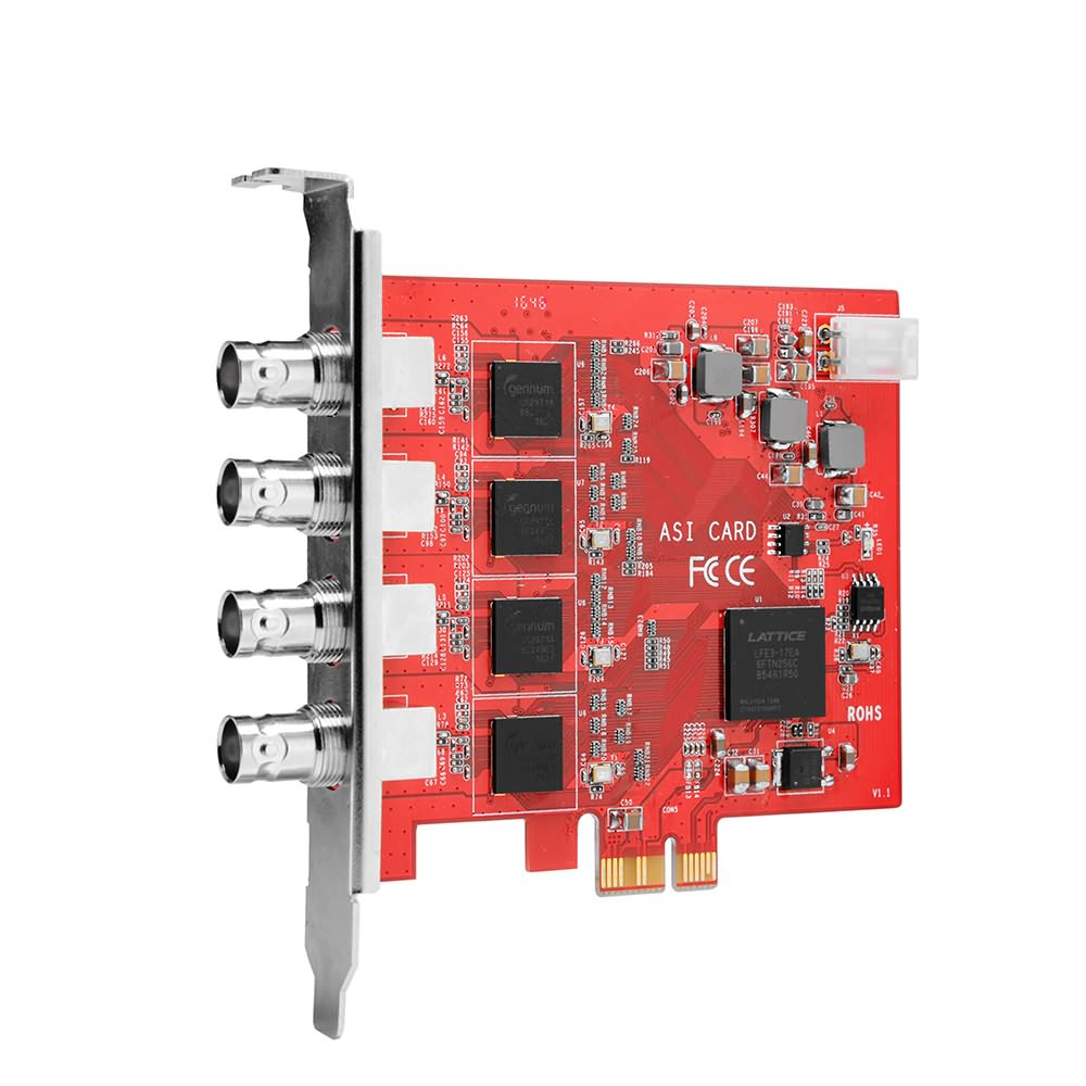 TBS690A 4 Input DVBASI Capture Card with BNC Connectors PCI Express Ltd